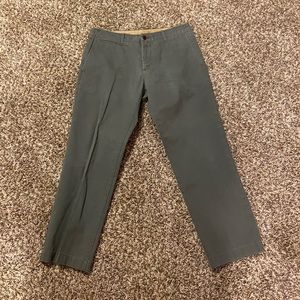 Grey Gap pants “lived-in straight”style size 32x30
